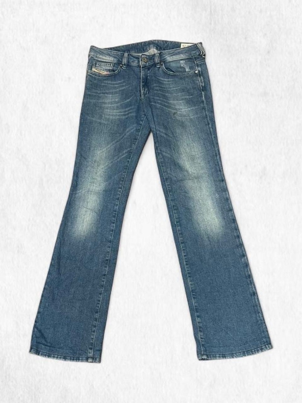Diesel Vintage RONHARY bootcut lowrise embroidered pocket jeans